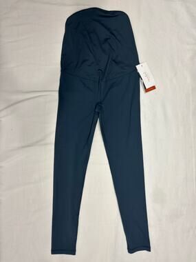 Isabel Maternity By Ingrid & Isabel Size XS Leggings Deep Blue Crossover Panel
